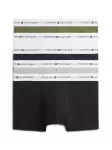 Tommy Hilfiger Underwear Boxer trumpikės tamsiai mėlyna / pilka / alyvuogių spalva / juoda / balta