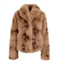 WE Fashion Žieminė striukė &scaron;viesiai ruda / tamsiai ruda