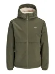 Jack & Jones Premium Demisezoninė striukė rusvai žalia
