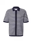 Jack & Jones Premium Mar&scaron;kiniai 'JPRBLAJones' tamsiai mėlyna / balta