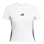 ADIDAS SPORTSWEAR Sportiniai mar&scaron;kinėliai 'Essentials' juoda / balta