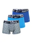 NIKE Underwear Boxer trumpikės 'Everyday Essential' azuro spalva / sodri mėlyna (&bdquo;karali&scaron;ka&ldquo;) / pilka / balta