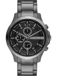 ARMANI EXCHANGE Analoginis (įprasto dizaino) laikrodis bazalto pilka / juoda / balta
