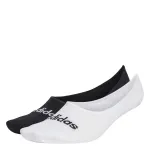 ADIDAS PERFORMANCE Sportinės kojinės 'Thin Linear Ballerina 2 Pairs' juoda / balta