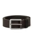 DIESEL Diržas 'LOGO B-BASIC LEATHER BELT' ruda