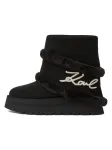 Karl Lagerfeld Sniego batai ' Skylar' juoda / balta