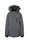 HOLLISTER Žieminė parka tamsiai pilka