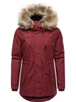 Ragwear Žieminė parka 'Tawny Short' vyno raudona spalva
