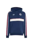 ADIDAS PERFORMANCE Megztinis be užsegimo 'FC Bayern M&uuml;nchen' tamsiai mėlyna / raudona / balta
