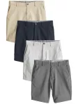 Next &bdquo;Chino&ldquo; stiliaus kelnės smėlio spalva / tamsiai mėlyna / pilka / &scaron;viesiai pilka