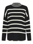 Only Maternity Megztinis 'IBI' juoda / balta