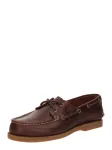 TIMBERLAND Mokasinai burgundi&scaron;ko vyno spalva