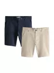 Next &bdquo;Chino&ldquo; stiliaus kelnės tamsiai mėlyna / akmens