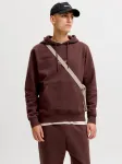 JACK & JONES Megztinis be užsegimo 'JJESoho' &scaron;okolado spalva