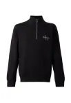 Calvin Klein Jeans Megztinis be užsegimo juoda / balta