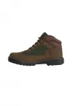 TIMBERLAND Auliniai batai su rai&scaron;teliais tamsiai ruda / tamsiai žalia