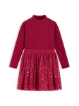 TOMMY HILFIGER Suknelė neoninė violetinė / purpurinė spalva