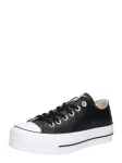 CONVERSE Sportbačiai be auliuko 'CHUCK TAYLOR ALL STAR LIFT PLATFORM' juoda / balta