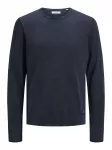 JACK & JONES Megztinis 'JJLeo' tamsiai mėlyna