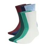 ADIDAS ORIGINALS Kojinės 'Trefoil Cushion' &scaron;viesiai mėlyna / tamsiai žalia / vyno raudona spalva / balta