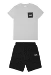 LONSDALE Treningas 'Buston' margai pilka / juoda