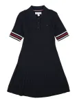 TOMMY HILFIGER Suknelė tamsiai mėlyna / raudona / balta
