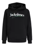 Jack & Jones Junior Megztinis be užsegimo 'JJTom' mėlyna / nefrito spalva / juoda / balta