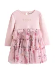 Baker by Ted Baker Suknelė mėlyna dūmų spalva / oranžinė / rožinė / rožių spalva
