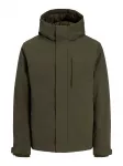 JACK & JONES Žieminė striukė 'JJEKeen' alyvuogių spalva