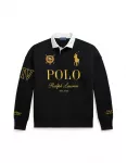 Polo Ralph Lauren Megztinis be užsegimo tamsiai geltona / juoda / balta
