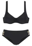 VIVANCE by LASCANA Bikinis smėlio spalva / juoda