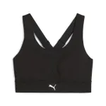 PUMA Sportinė liemenėlė 'PWRbreathe' juoda / balta