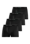 Bruno Banani Boxer trumpikės juoda / balta