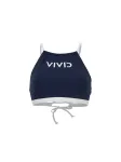 VIVID Bikinio vir&scaron;utinė dalis tamsiai mėlyna / balta