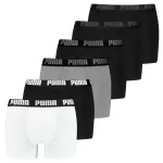 PUMA Boxer trumpikės 'Everyday' &scaron;viesiai pilka / juoda / balta