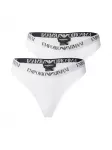 Emporio Armani Moteri&scaron;kos kelnaitės juoda / balta