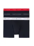 Tommy Hilfiger Underwear Boxer trumpikės 'Essentials' raudona / juoda / balta