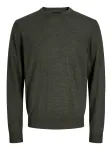 Jack & Jones Premium Megztinis 'JPRMark' tamsiai žalia