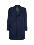 GOBI Cashmere Demisezoninis paltas 'Men&rsquo;s Cashmere Coat with Notched Lapels' tamsiai mėlyna
