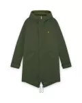 Lyle & Scott Žieminis paltas alyvuogių spalva