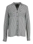 Vero Moda Tall Palaidinė 'Bumpy' juoda / balta