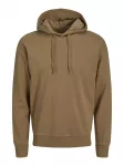 JACK & JONES Megztinis be užsegimo ruda / pilka / rusvai žalia