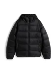 Tommy Jeans Žieminė striukė tamsiai pilka / juoda