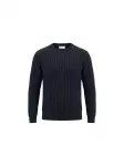 DAN FOX APPAREL Megztinis 'Flynn' tamsiai mėlyna