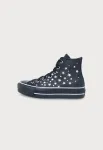 CONVERSE Sportbačiai su auliuku 'CTAS' sidabro pilka / juoda