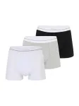 ELLESSE Boxer trumpikės 'Ambria' pilka / juoda / balta