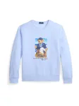 Polo Ralph Lauren Megztinis be užsegimo 'SEASONAL' &scaron;viesiai mėlyna / ruda / juoda / balta