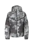 Nike Sportswear Demisezoninė striukė mėlyna dūmų spalva / pilka / juoda
