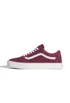 VANS Sportbačiai be auliuko 'Old Skool' vyno raudona spalva / balta