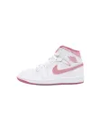 Jordan Sportbačiai su auliuku 'Air Jordan 1 Mid SE' ry&scaron;kiai rožinė spalva / balta